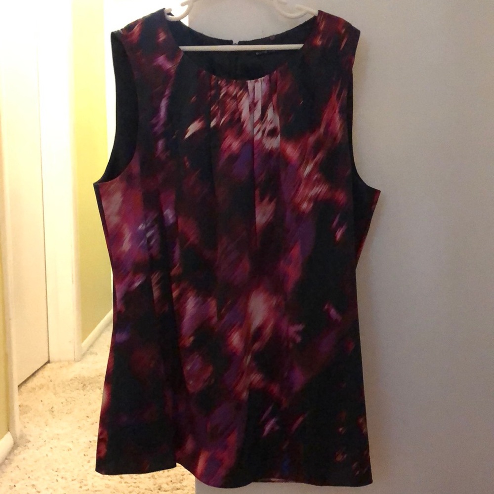 Elie Tahari sleeveless blouse.